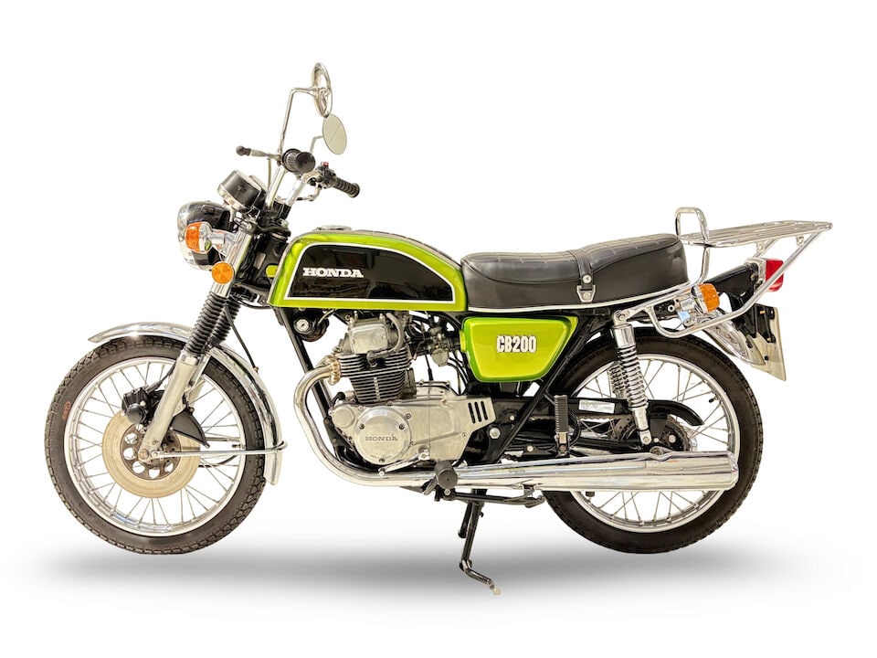 1976 Honda CB200 Frame no. none visible (see text) Engine no. CB200E-1059282 (see text) - 2