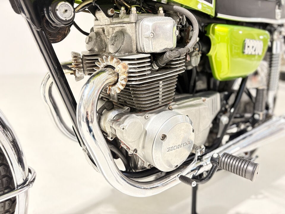 1976 Honda CB200 Frame no. none visible (see text) Engine no. CB200E-1059282 (see text) - 6