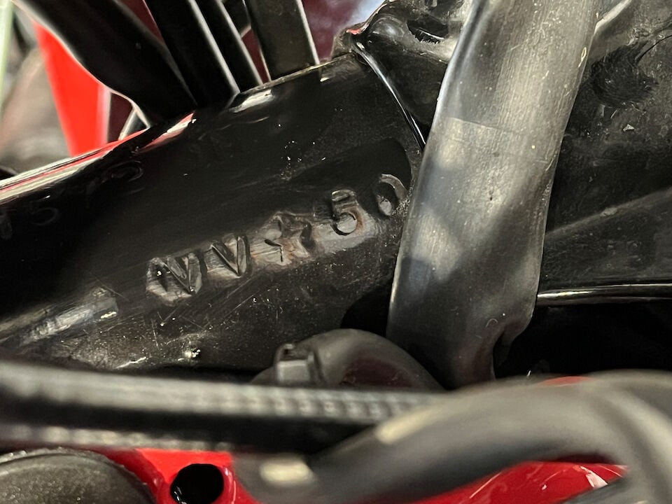 1992 Moto Guzzi 1000SE Frame no. VV50696 Engine no. VV50670 - 4