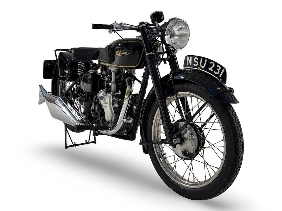 Offered from the estate of the late Len Clutterbuck, 1952/1946 Velocette 349cc MAC Frame no. MB ... - 4