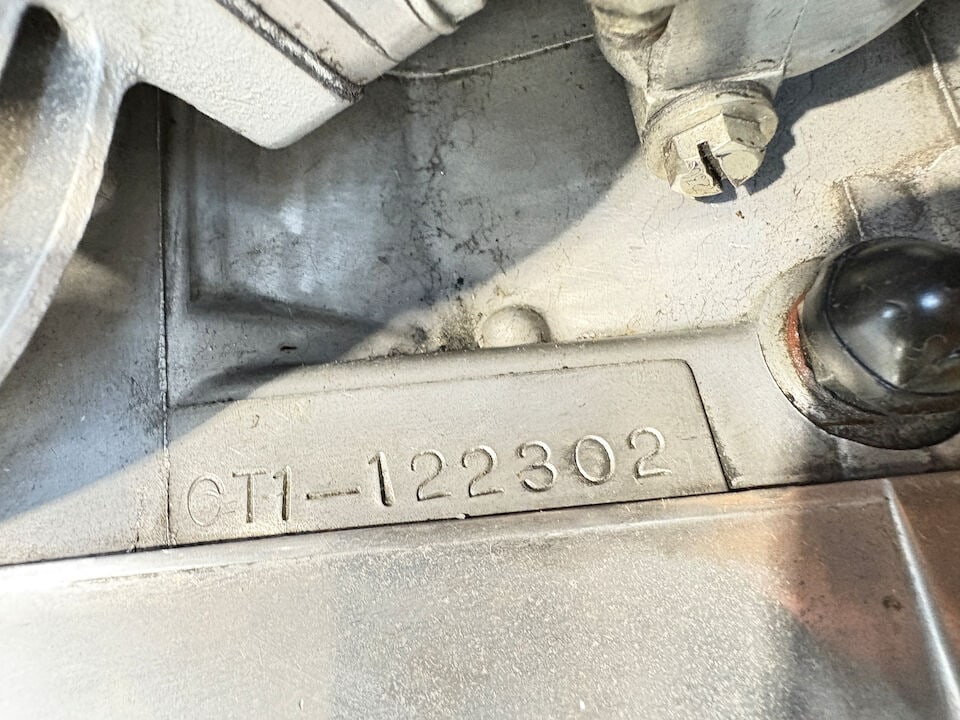 1972 Yamaha CT175 Frame no. CT1 122302 Engine no. CT1 122302 - 16