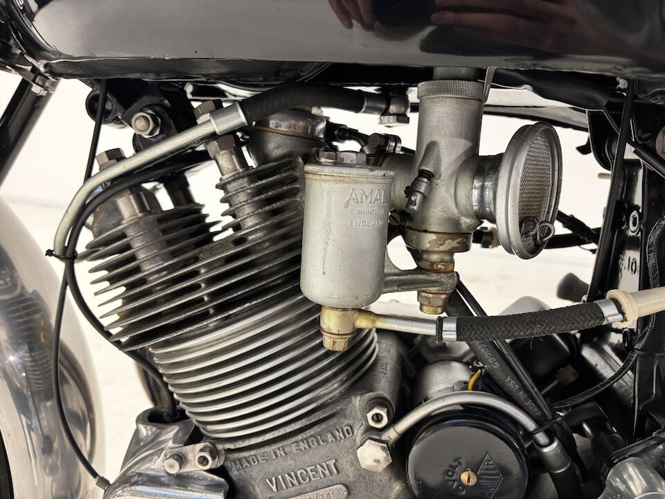 Offered from the estate of the late Len Clutterbuck, 1951 Vincent 499cc Comet Frame no. RC/9305/... - 10