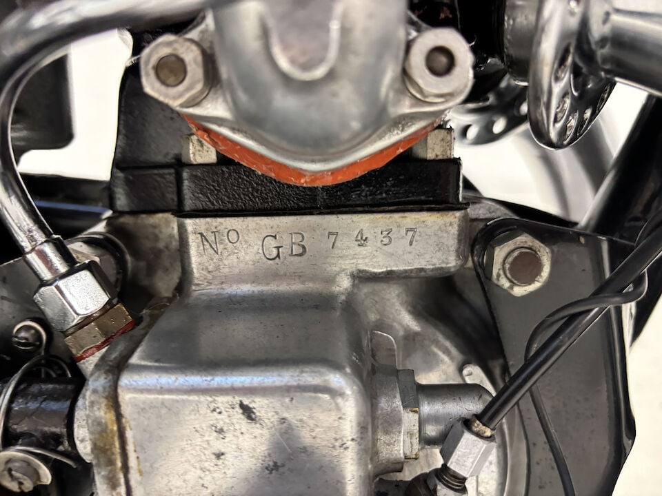 Offered from the estate of the late Len Clutterbuck, c.1939 Velocette 249cc GTP Frame no. GBB750... - 20