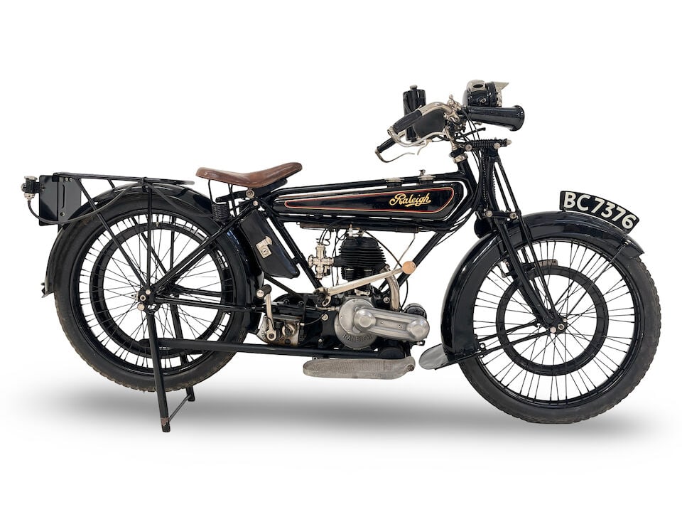 2 previous recorded keepers and single owner for over 60 years, 1923 Raleigh 2¾hp Frame no.... (1 of 20)