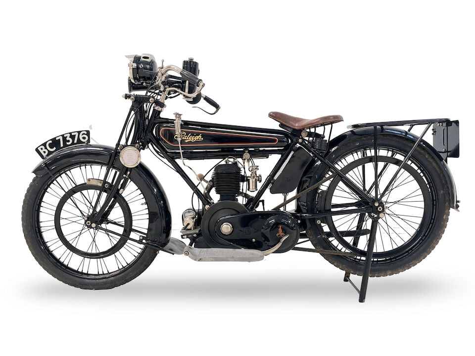 2 previous recorded keepers and single owner for over 60 years, 1923 Raleigh 2¾hp Frame no.... - 2