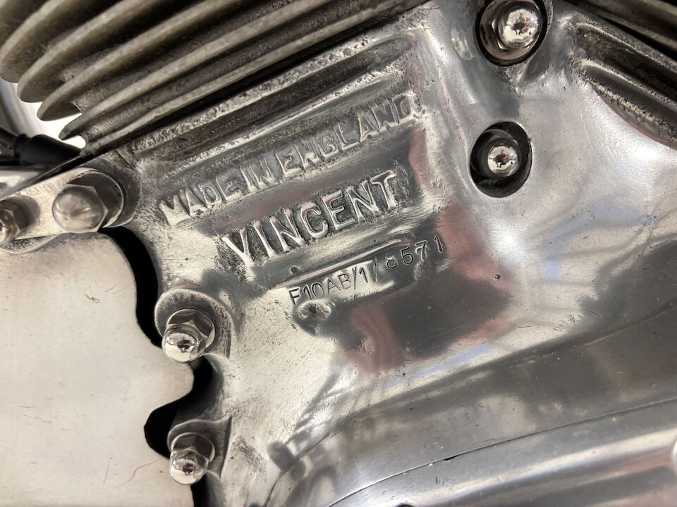 Offered from the estate of the late Len Clutterbuck, 1952 Vincent 998cc Series-C Rapide Frame no... - 10