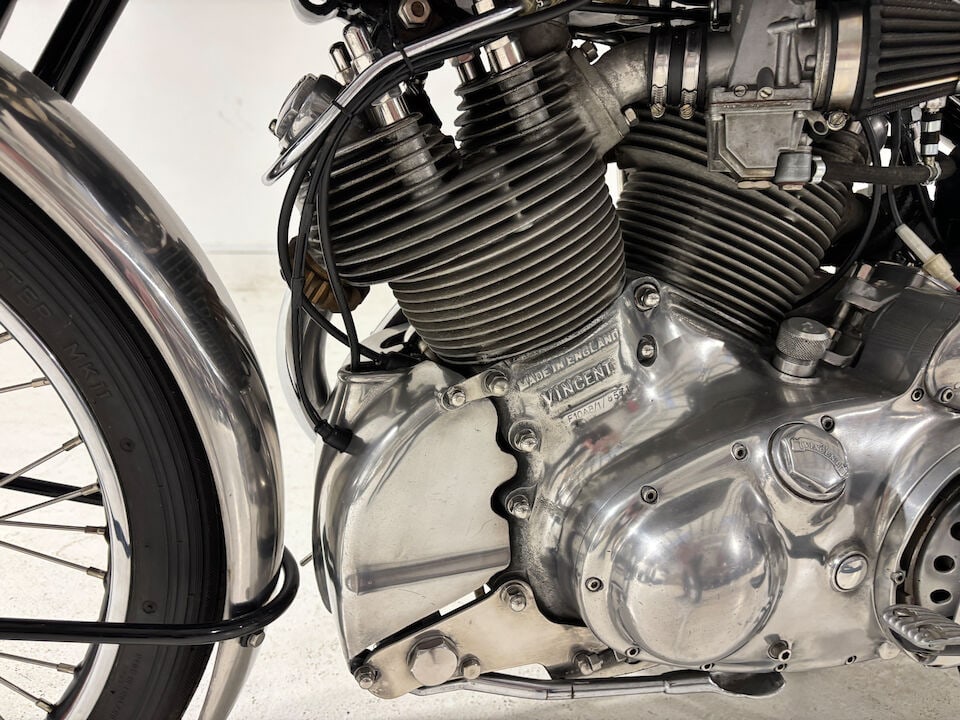 Offered from the estate of the late Len Clutterbuck, 1952 Vincent 998cc Series-C Rapide Frame no... - 9