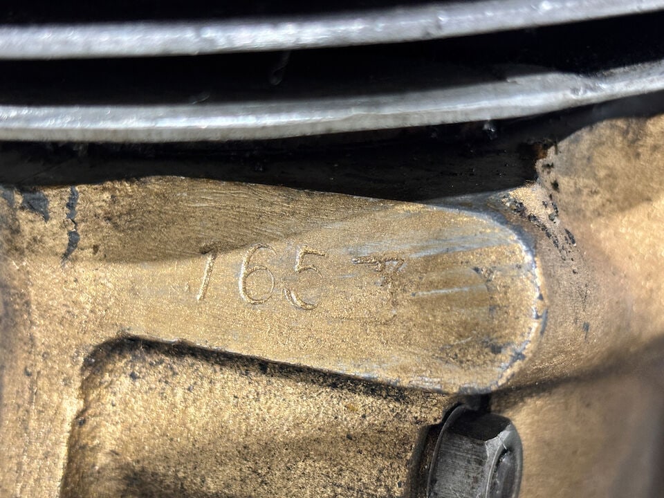 Offered from the estate of the late Len Clutterbuck, 1959 AJS 349cc 7R Racing Motorcycle Frame n... - 8