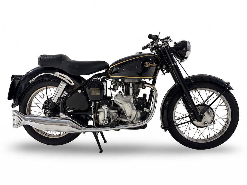 Offered from the estate of the late Len Clutterbuck, 1954 Velocette 349cc MAC Frame no. RS3512 E...: Offered from the estate of the late Len Clutterbuck 1954 Velocette 349cc MAC Registration no. NDF 923 Frame no. RS3512 Engine no. MAC22137 In 1934 Veloce Limited announced a high-camshaft overhead-val