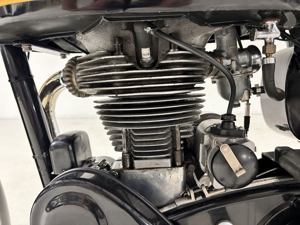 Offered from the estate of the late Len Clutterbuck, 1954 Velocette 349cc MAC Frame no. RS3512 E... - 6