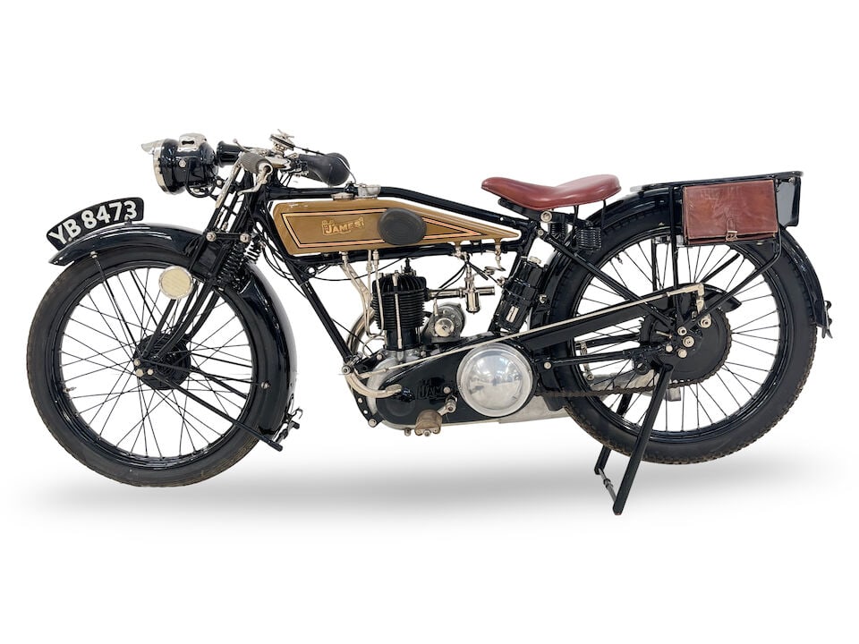Single owner since 1964, 1927 James 350cc Model 11 Sports Frame no. 8441 Engine no. SS2038 - 3