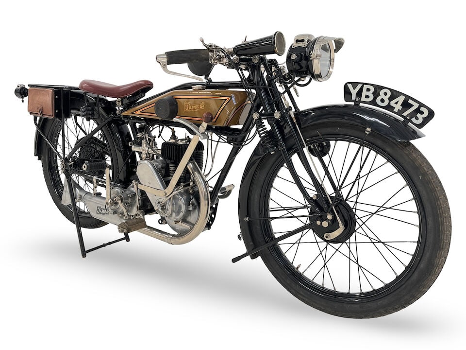 Single owner since 1964, 1927 James 350cc Model 11 Sports Frame no. 8441 Engine no. SS2038 - 4