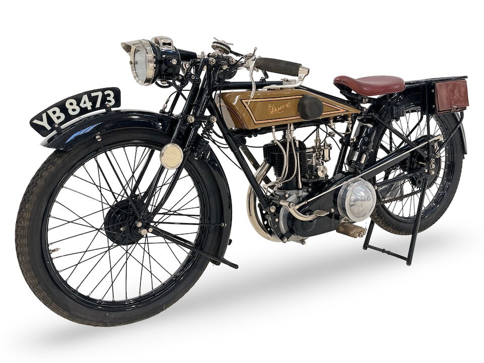 Single owner since 1964, 1927 James 350cc Model 11 Sports Frame no. 8441 Engine no. SS2038 - 5