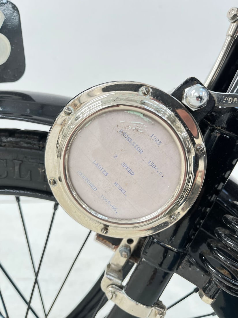 Single owner since 1964, 1923 Excelsior 150cc Lady's model Frame no. 8664 (see text) Engine no. ... - 12