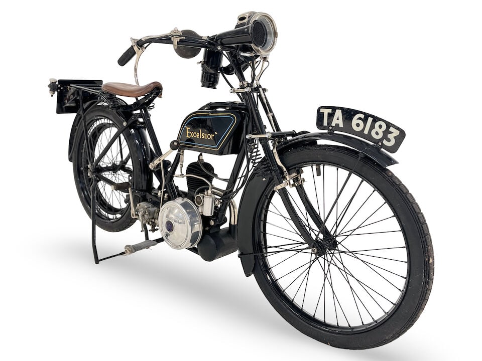 Single owner since 1964, 1923 Excelsior 150cc Lady's model Frame no. 8664 (see text) Engine no. ... - 4