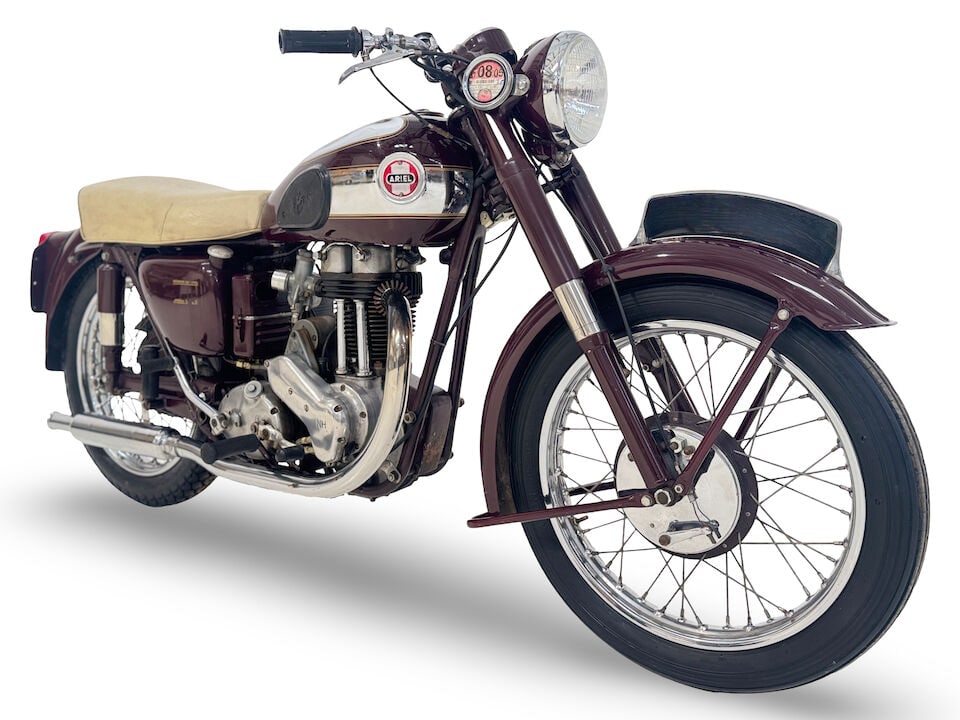 1954 Ariel 346cc Red Hunter Frame no. DU1112 Engine no. LB573 - 3