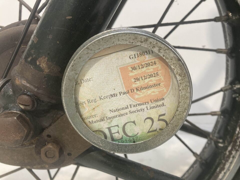 1956 Francis-Barnett 197cc Falcon 74 Frame no. WM 76739 Engine no. 071B 54556 - 7