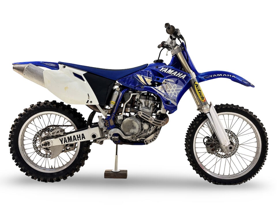 2004 Yamaha YZ450F Moto-Crosser Frame no. CJ05C-001074 Engine no. J318E-000768: 2004 Yamaha YZ450F Moto-Crosser Registration no. not registered Frame no. CJ05C-001074 Engine no. J318E-000768 Yamaha were at the forefront of design technology when the world of moto-cross began the