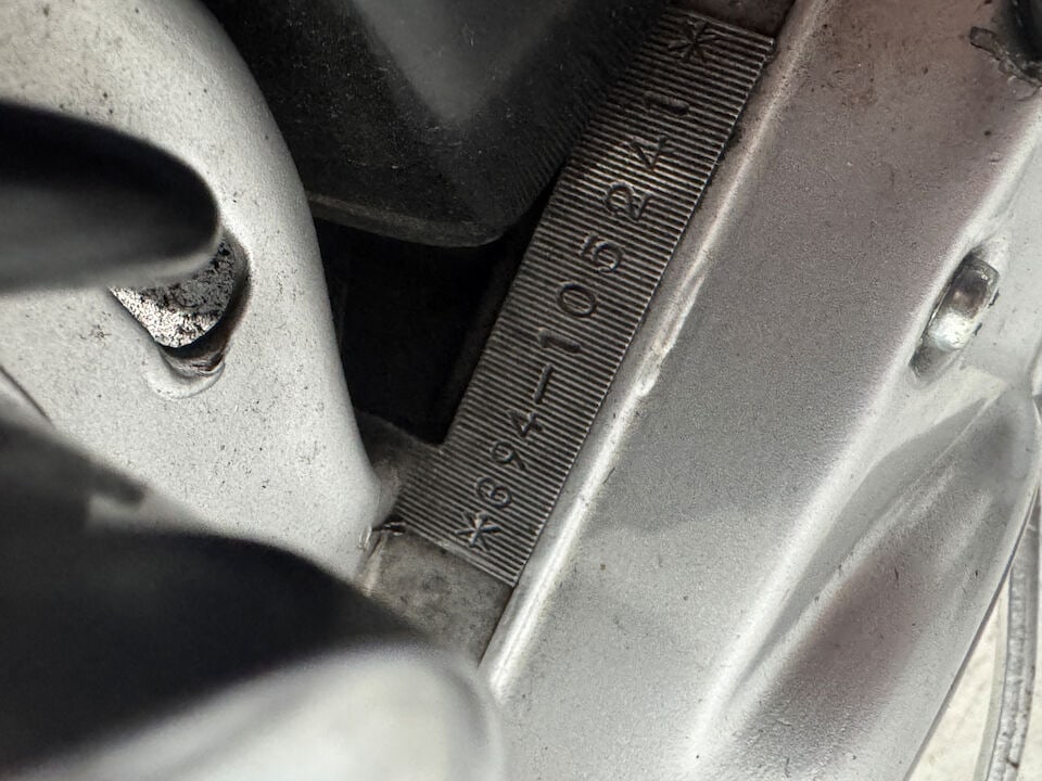 1976 Yamaha 49cc FS1-E Frame no. 394-105241 Engine no. 394-105241 - 10