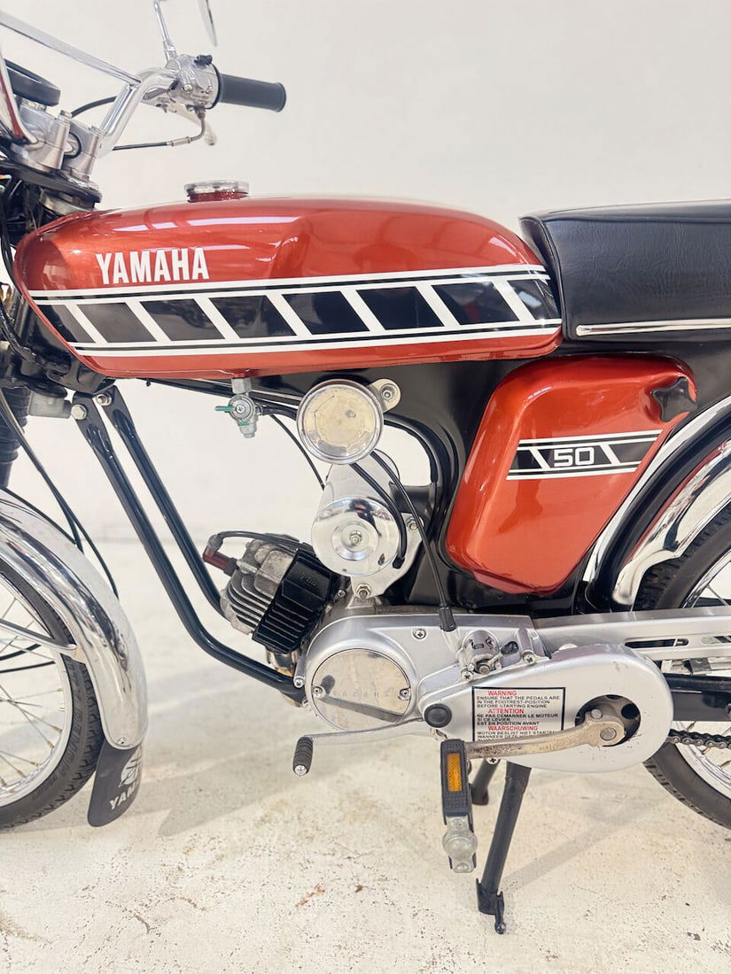 1976 Yamaha 49cc FS1-E Frame no. 394-105241 Engine no. 394-105241 - 14