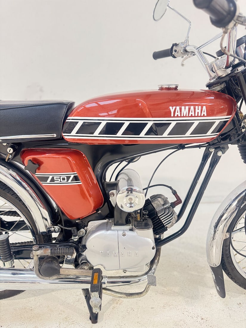 1976 Yamaha 49cc FS1-E Frame no. 394-105241 Engine no. 394-105241 - 6