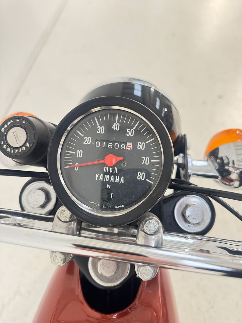 1976 Yamaha 49cc FS1-E Frame no. 394-105241 Engine no. 394-105241 - 8