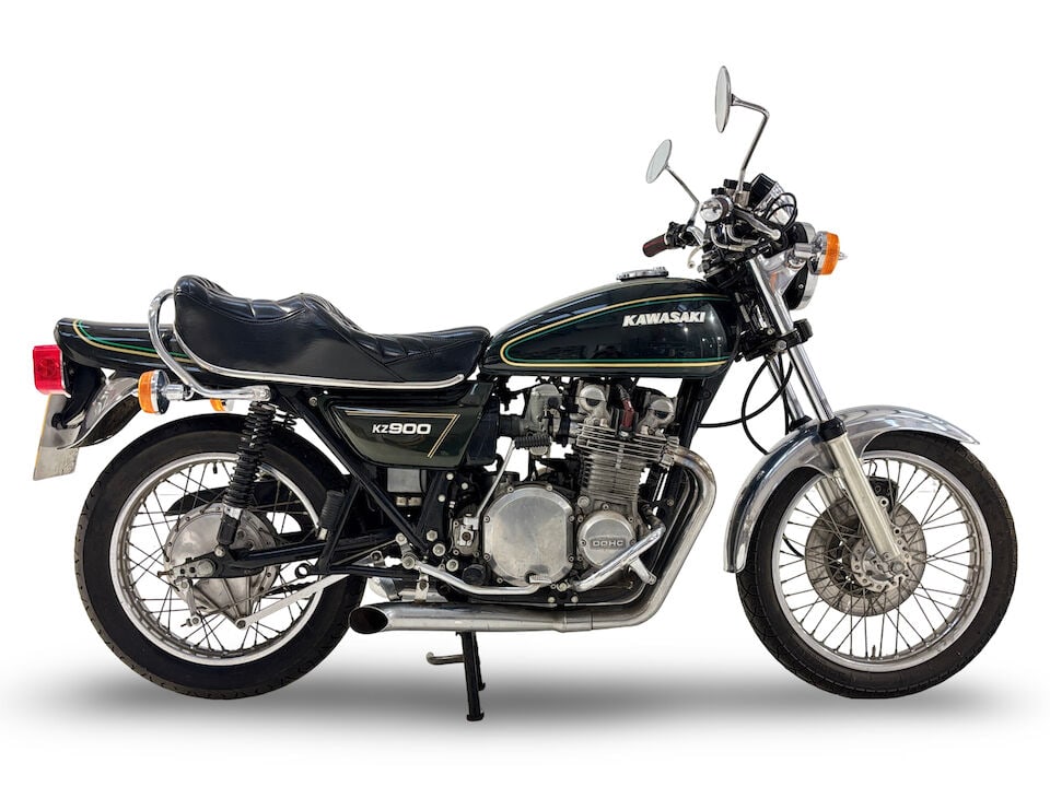 1976 Kawasaki KZ900 LTD Frame no. Z1F-107136 Engine no. Z1E122637: 1976 Kawasaki KZ900 LTD Registration no. ORH 952P Frame no. Z1F-107136 Engine no. Z1E122637 'The LTD has been carefully engineered to provide the utmost in comfort, styling and performance. Easy-going