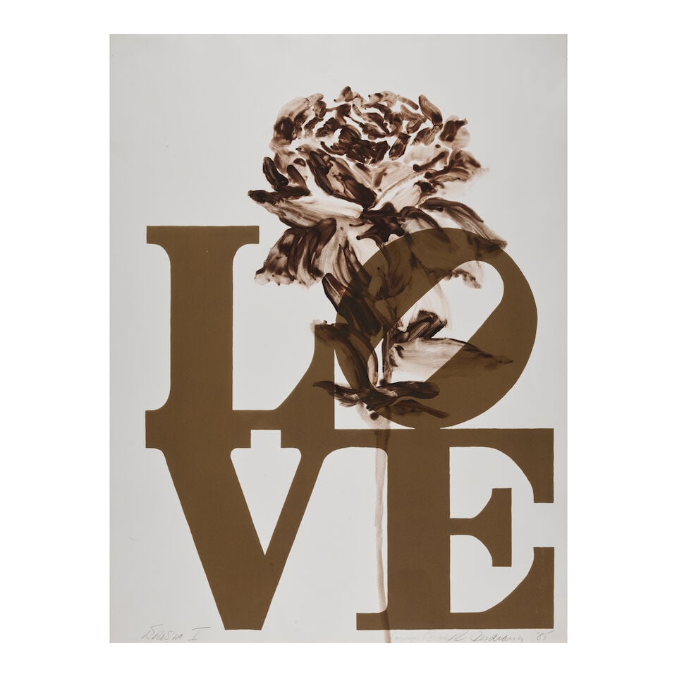 Robert Indiana (1928-2018) & Carolyn Brady (1937-2005); Erosia II ; (1 of 1)