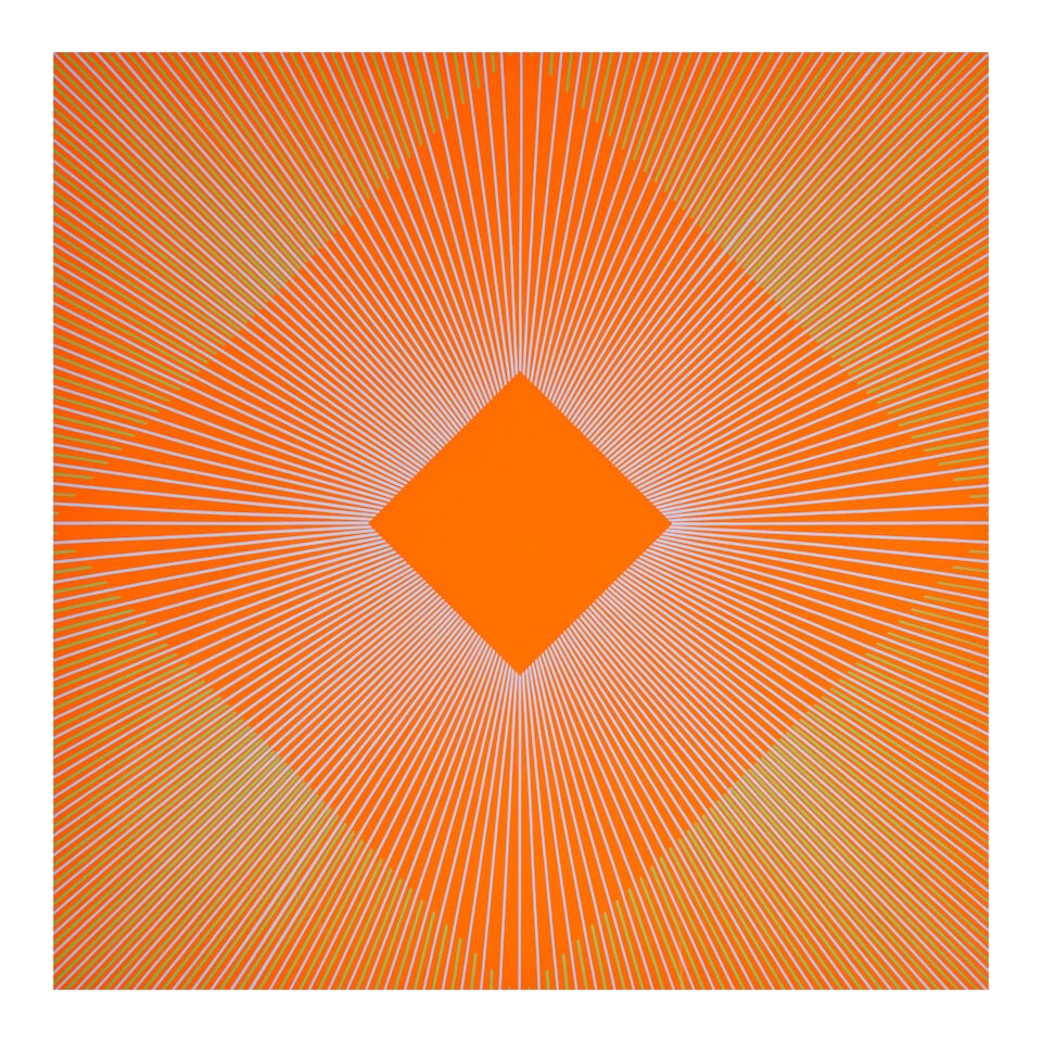 Richard Anuszkiewicz (1930-2020); Splendor of Orange; (1 of 3)