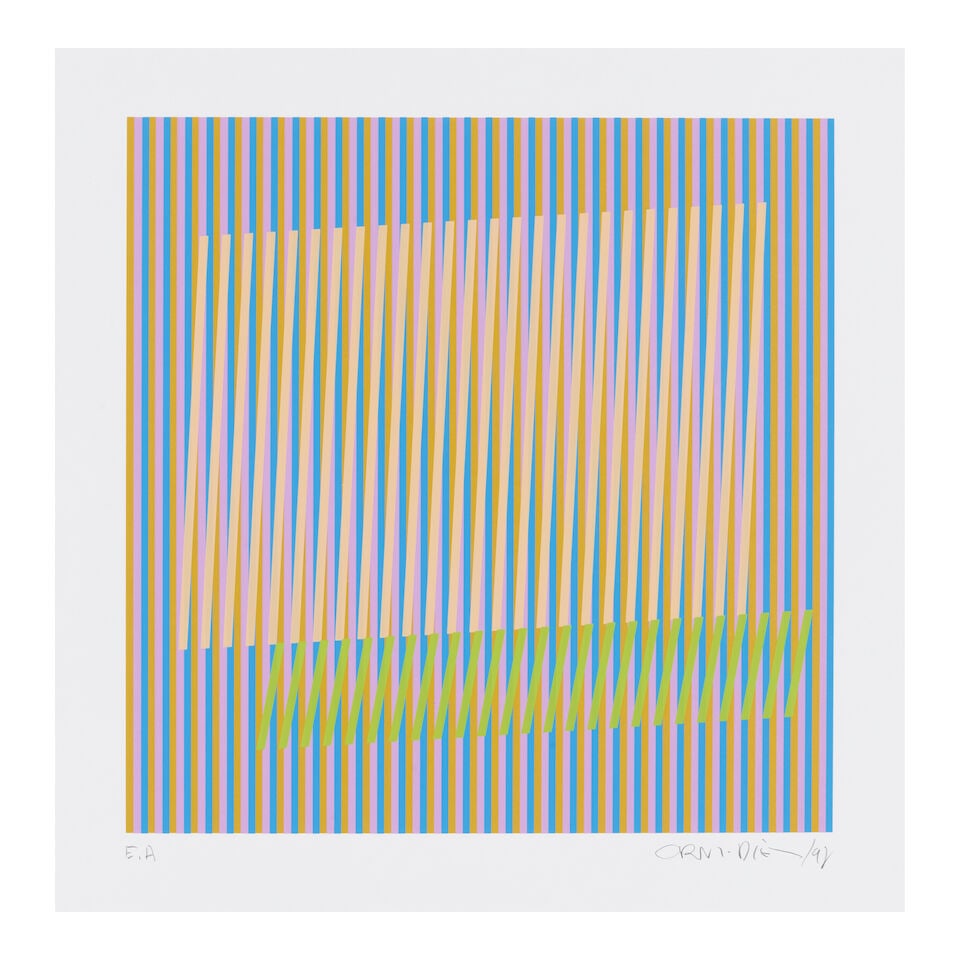 Carlos Cruz-Diez (1923-2019); Induction chromatique à double fréquence (10 works); (1 of 1)