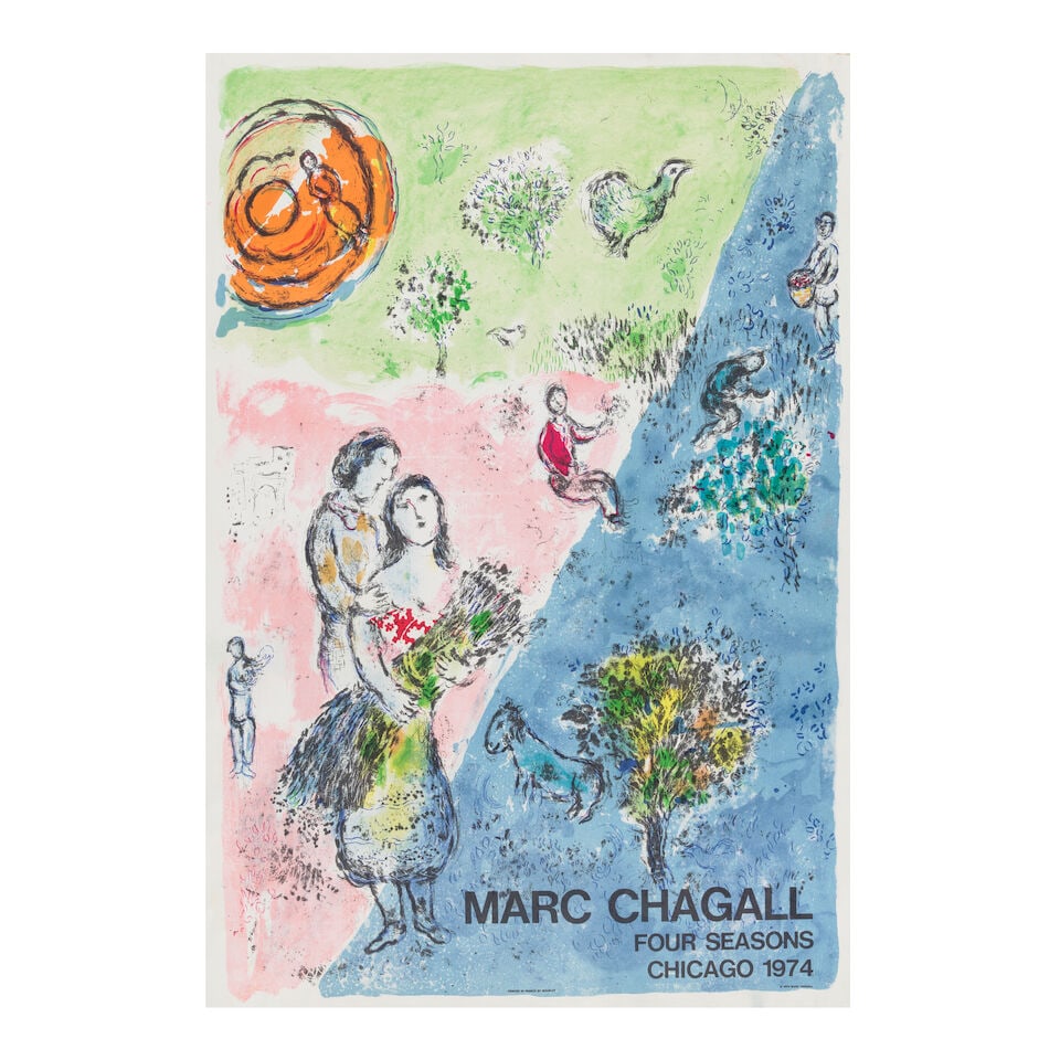 After Marc Chagall (1887-1985); The Four Seasons; (1 of 1)