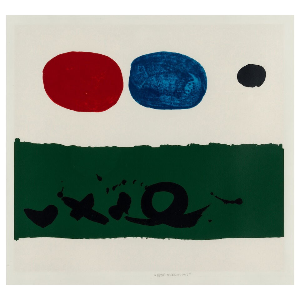 Adolph Gottlieb (1903-1974); Green Foreground; (1 of 2)