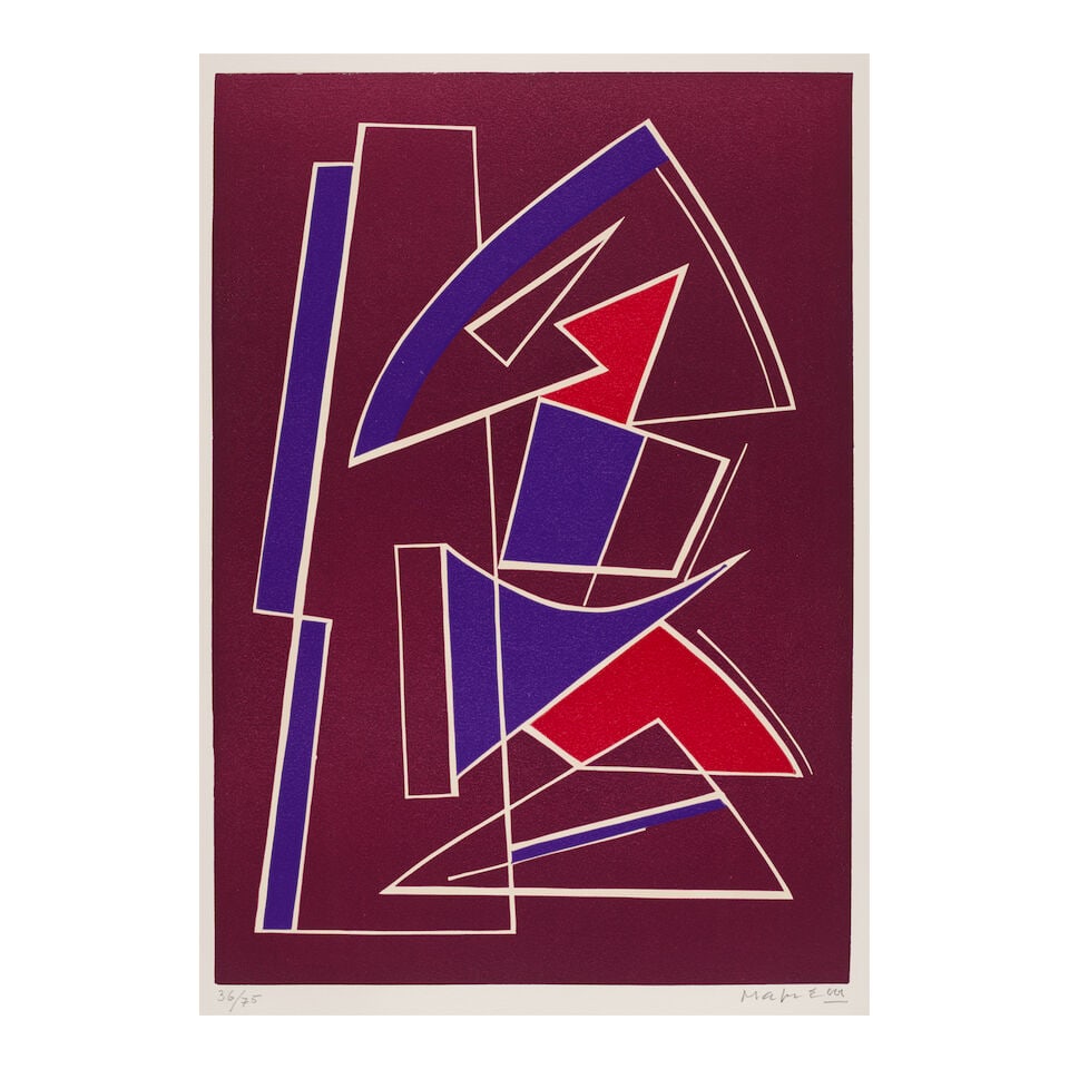 Alberto Magnelli (1888-1971); La Magnanerie de la Ferrage; (1 of 7)