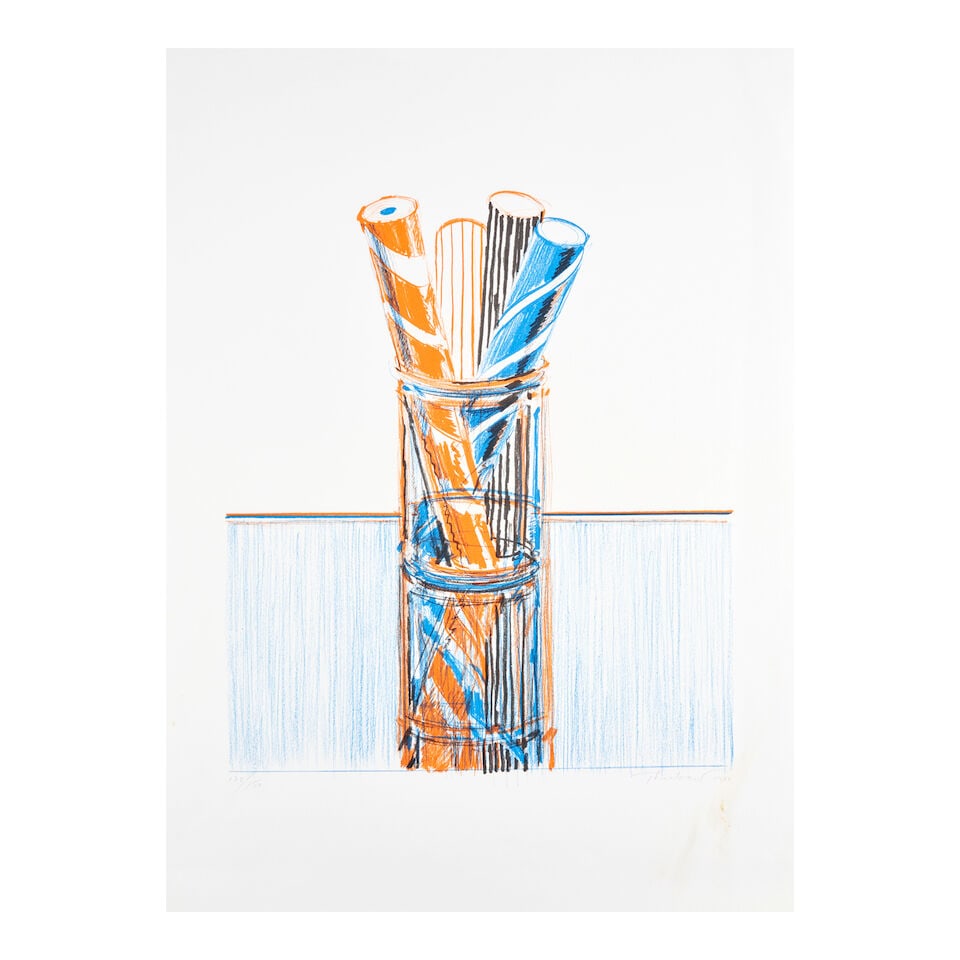 Wayne Thiebaud (1920-2021); Glassed Candy, from Presidential Portfolio; (1 of 3)