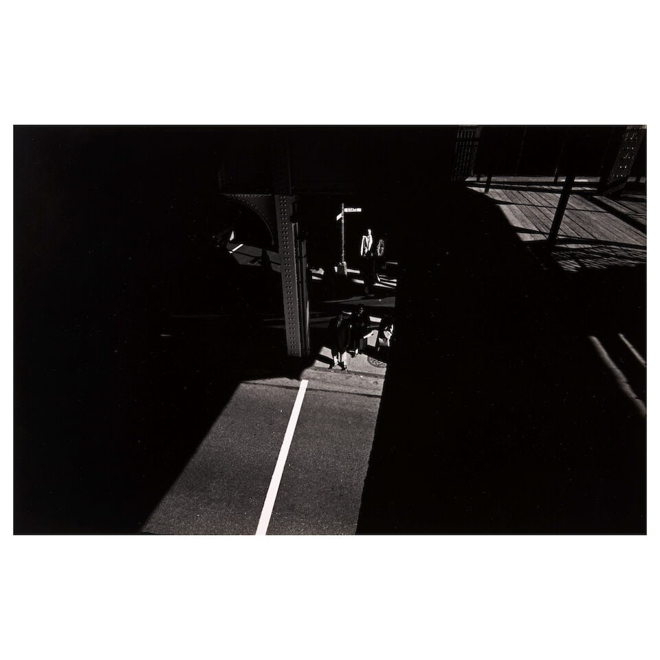 Harry Callahan (1912-1999); State Street, Chicago;: Harry Callahan (1912-1999) State Street, Chicago, 1959 Gelatin silver print; signed 'Harry Callahan' in pencil lower right. 7 1/4 x 11 3/16 in. (18.4 x 28.4 cm) sheet 11 x 13 15/16 in. (27.9 x 35.4 cm