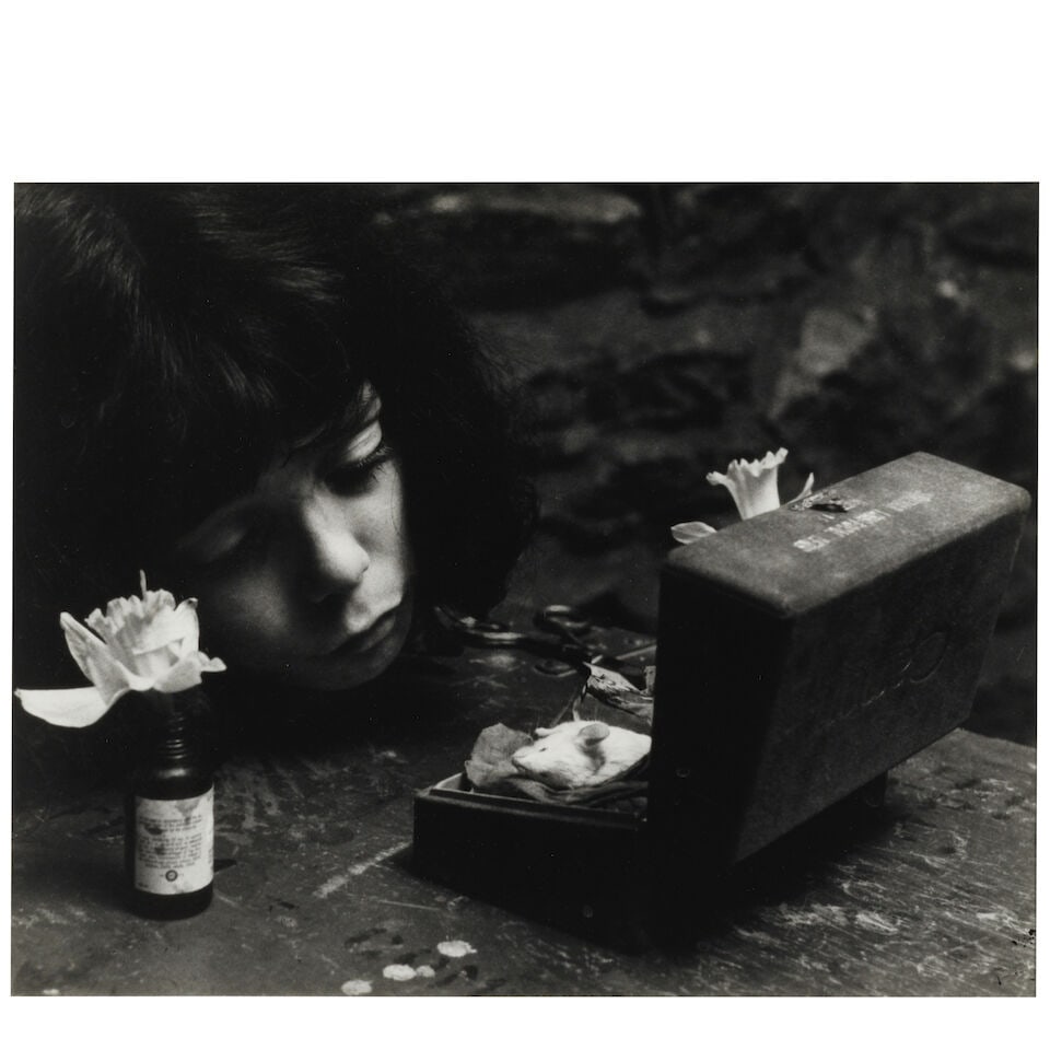 W. Eugene Smith (1918-1978); Death of Gus-Gus;: W. Eugene Smith (1918-1978) Death of Gus-Gus, 1953 Gelatin silver print, printed later; signed with a stylus on the image, signed in pencil on the window mat; framed. 7 7/8 x 10 in. (20 x 25.4 cm.) sh