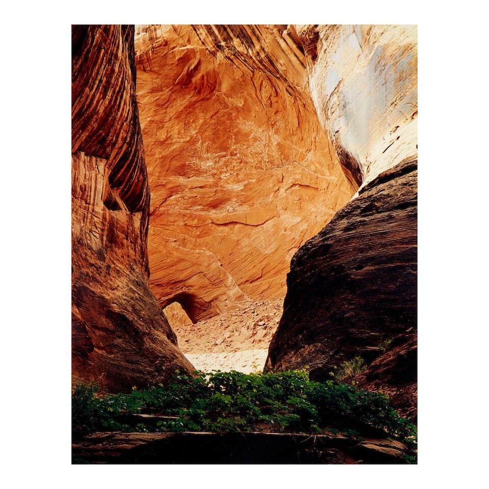 Eliot Porter (1901-1990); Selected Images (comprising 'Pool in a Brook, Pond Brook, Near Whitefa...: Eliot Porter (1901-1990) Selected Images (comprising 'Pool in a Brook, Pond Brook, Near Whiteface, New Hampshire, October 4, 1953' and 'Amphitheater. Davis Gulch, Escalante Basin, May 12, 1965'), 1953