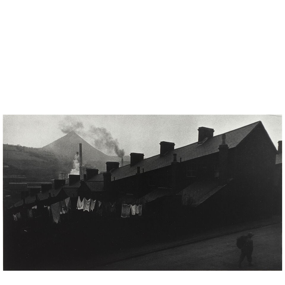 W. Eugene Smith (1918-1978); 'Welsh Village';: W. Eugene Smith (1918-1978) 'Welsh Village', 1950 Gelatin silver print, printed before 1978; signed and titled in ink on the mount; mounted. 6 7/8 x 12 1/4 in. (17.5 x 31.1 cm.) mount 16 x 20 in. (40.