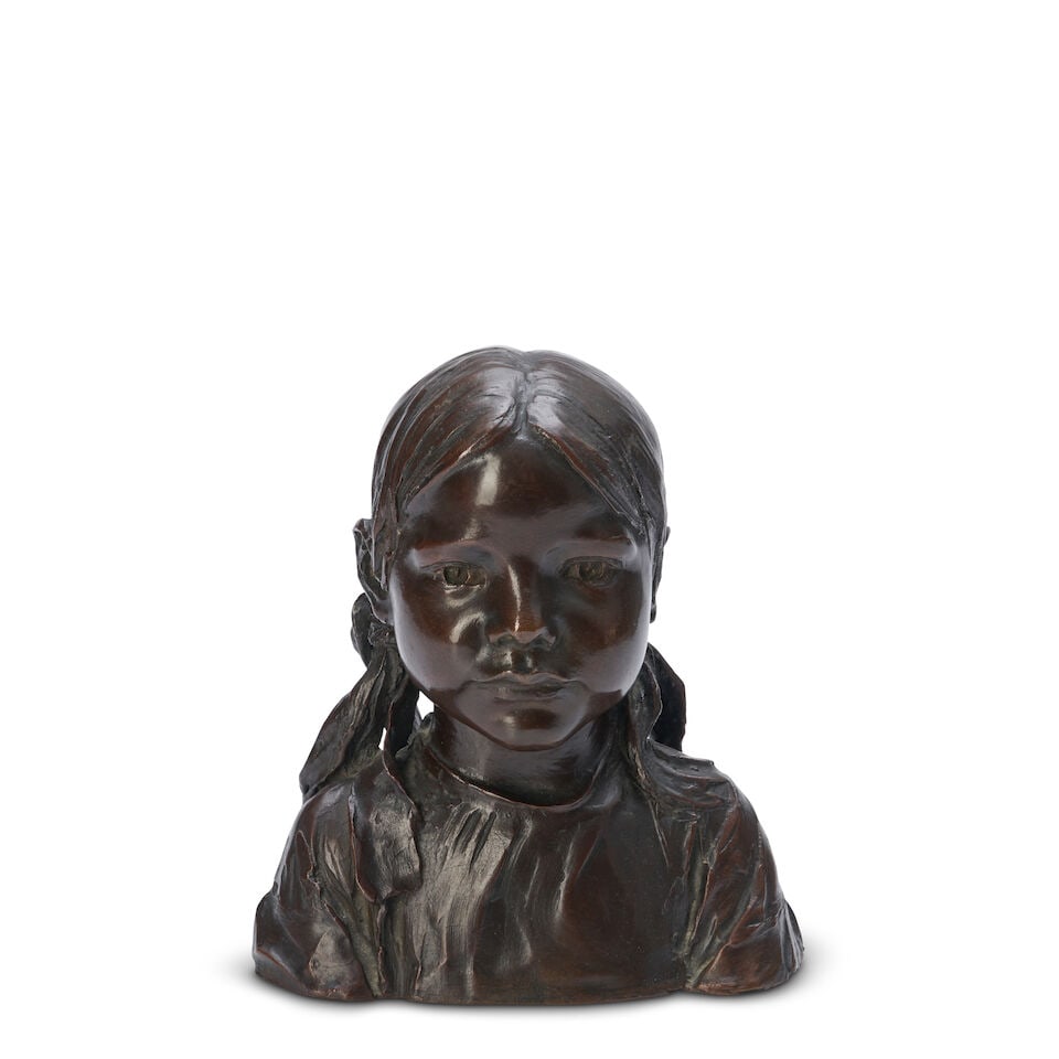 Adolph Alexander Weinman (1870-1952) Womboli height 7 3/8 in. (18.7 cm.) (Modeled 1902. ) (1 of 4)