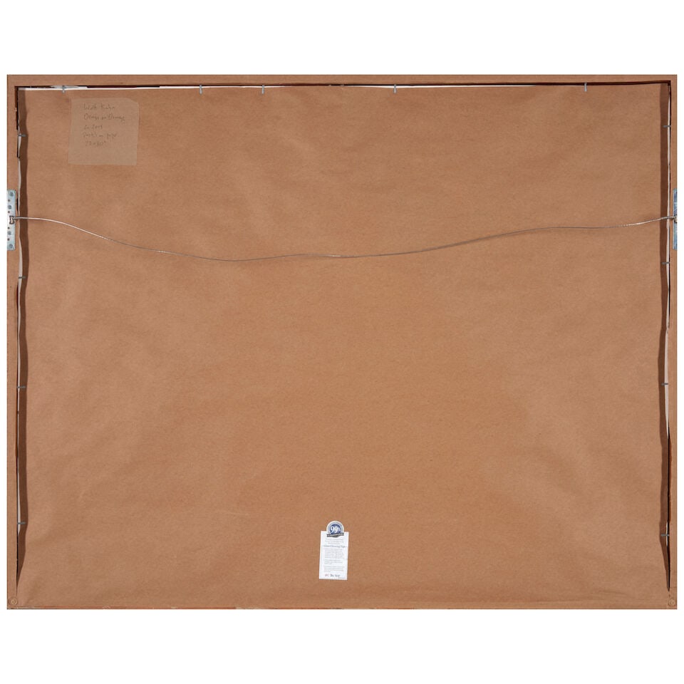 Wolf Kahn (1927-2020) Orange on Orange sheet 22 x 30 in. (55.9 x 76.2 cm.) (Executed in 2014.) - 2