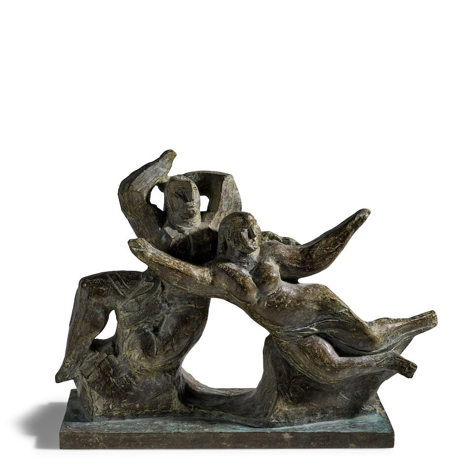 William Zorach (1887-1966) Ethereality: Expanding Universe 13 in. (33 cm.) high (Modeled in 1963.) (1 of 5)