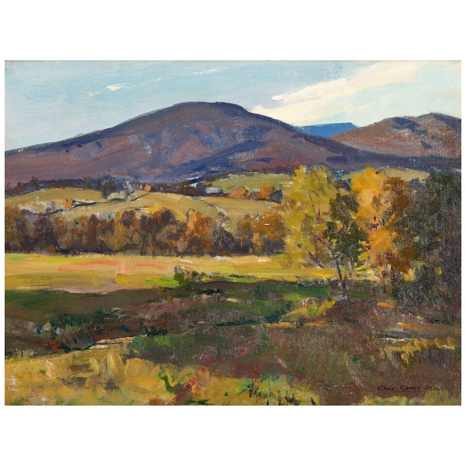 Charles Curtis Allen (1886-1950) New England Landscape 12 x 16 in. (30.4 x 40.6 cm.) (1 of 4)