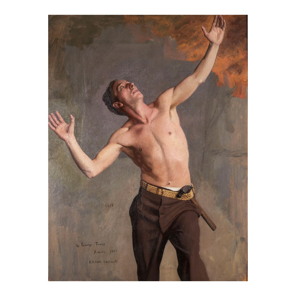 Robert Hale Ives Gammell (1893-1981) Study for Handyman 22 1/4 x 28 1/4 in. (56.5 x 71.7 cm.) (P... (1 of 4)