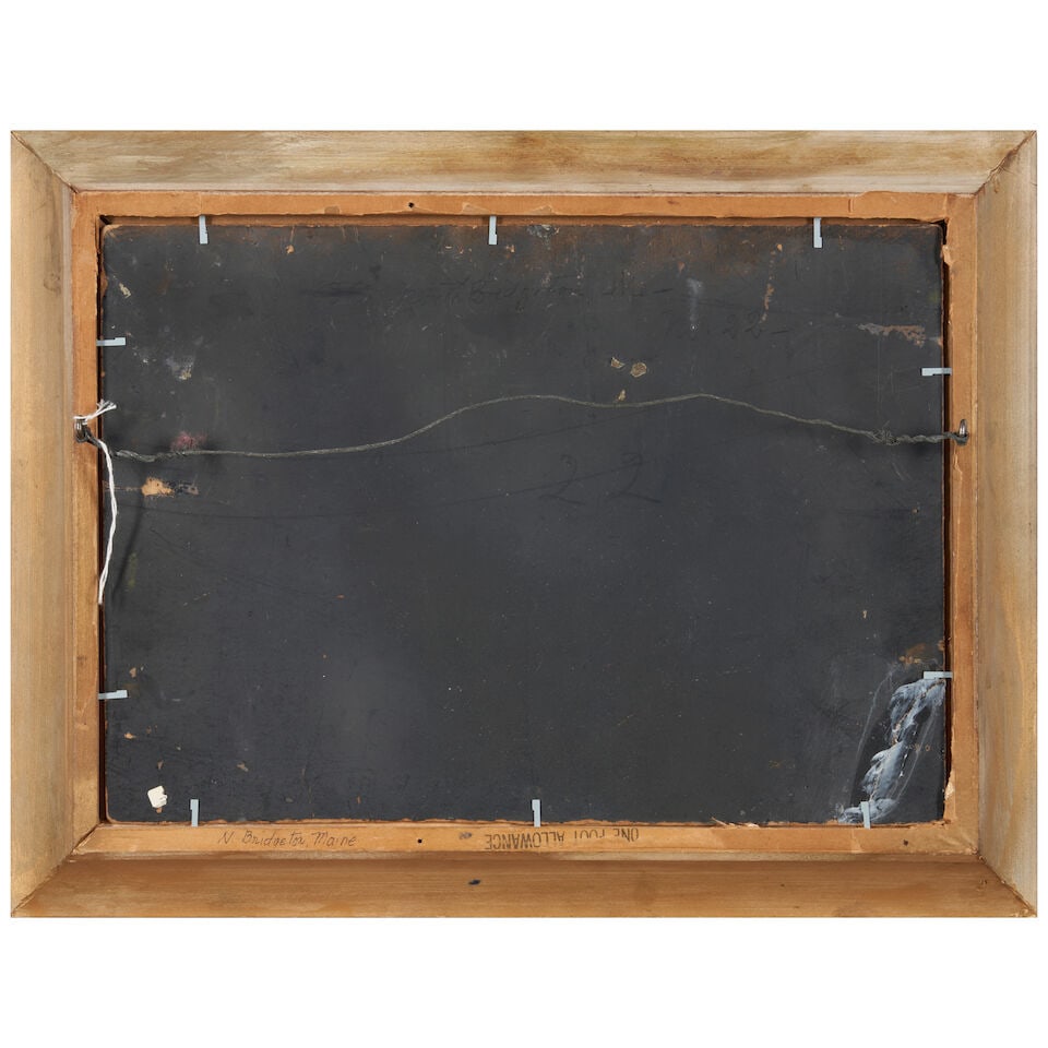 John Joseph Enneking (1841-1916) North Bridgeton, Maine 10 x 14 in. (25.4 x 35.5 cm.) (Painted i... - 2