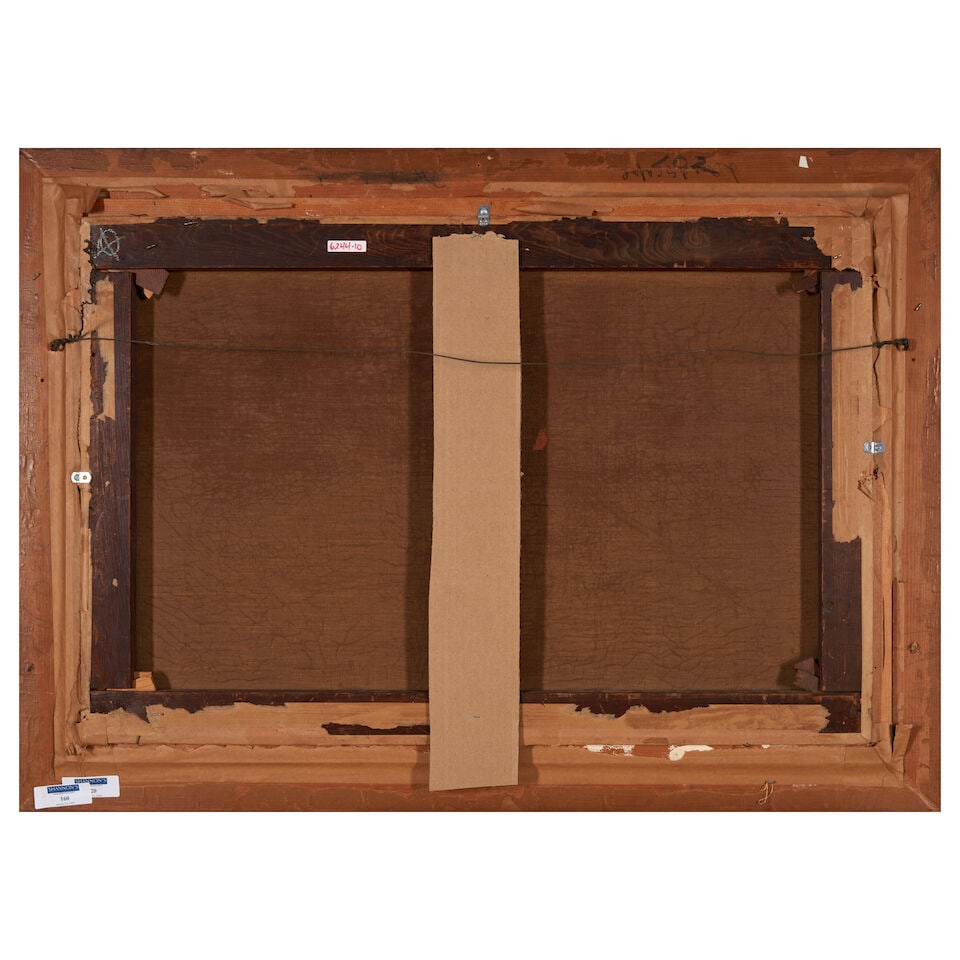 American School (19th century) Fall Landscape with Cattle Grazing 24 x 36 in. (60.9 x 91.4 cm.) - 3