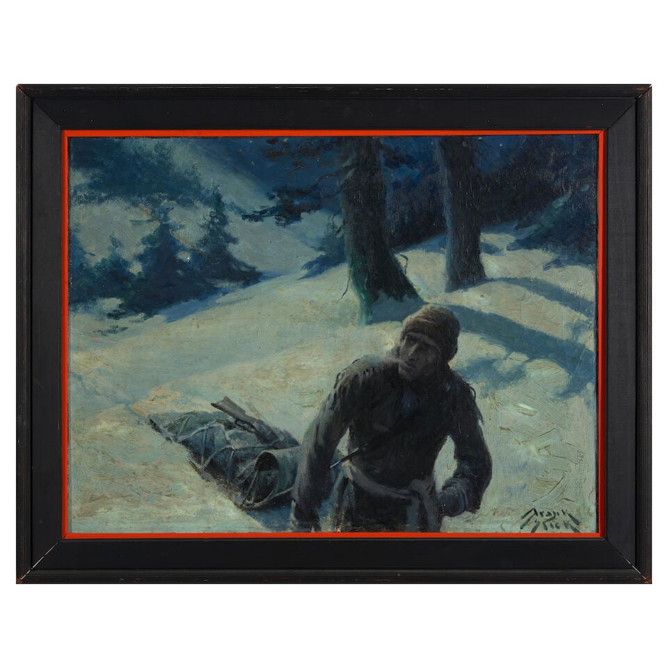 Frank Stick (1884-1966) 'Wait for me, I'll be back' 22 x 29 in. (55.9 x 73.7 cm.) (Painted circa... - 4
