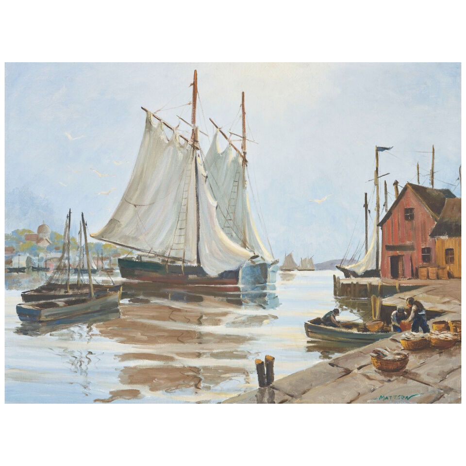 Henry E. Mattson (1887-1971) Early Morning 30 x 40 in. (76.2 x 101.6 cm.) (1 of 4)