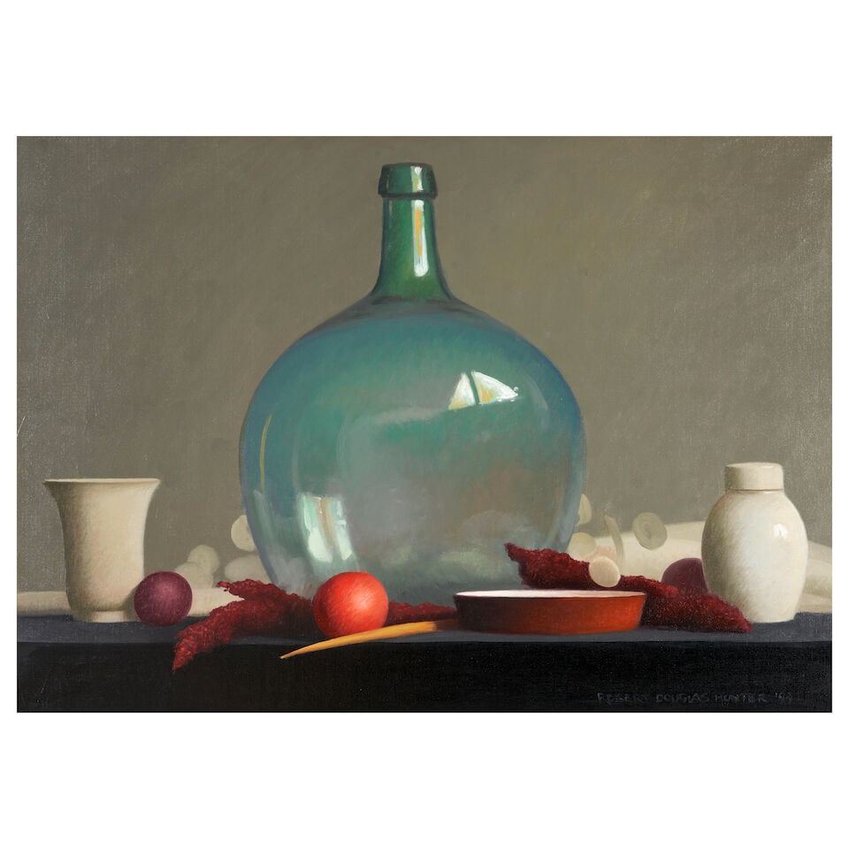 Robert Douglas Hunter (1928-2014) Arrangement with a Nectarine 20 x 28 in. (50.8 x 71.1 cm.) (Pa... (1 of 4)