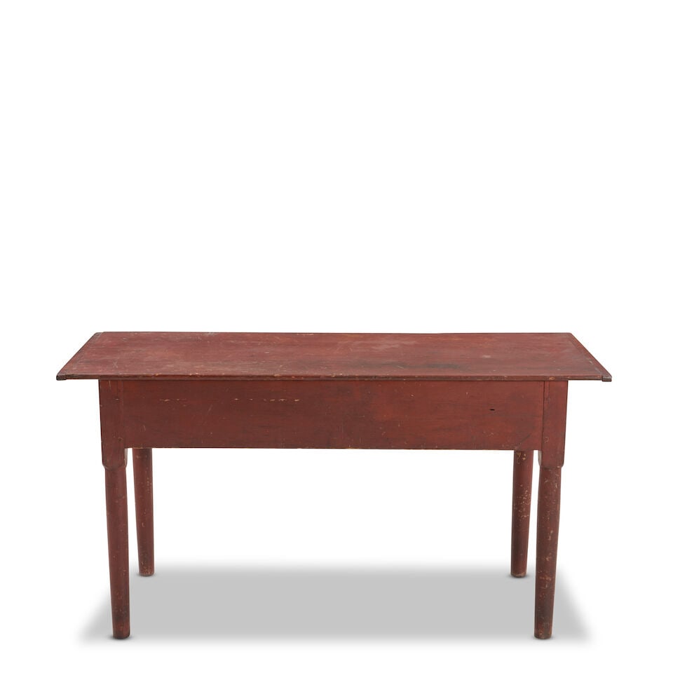 Country Painted Pine Side Table North America, mid-19th century (1 of 2)