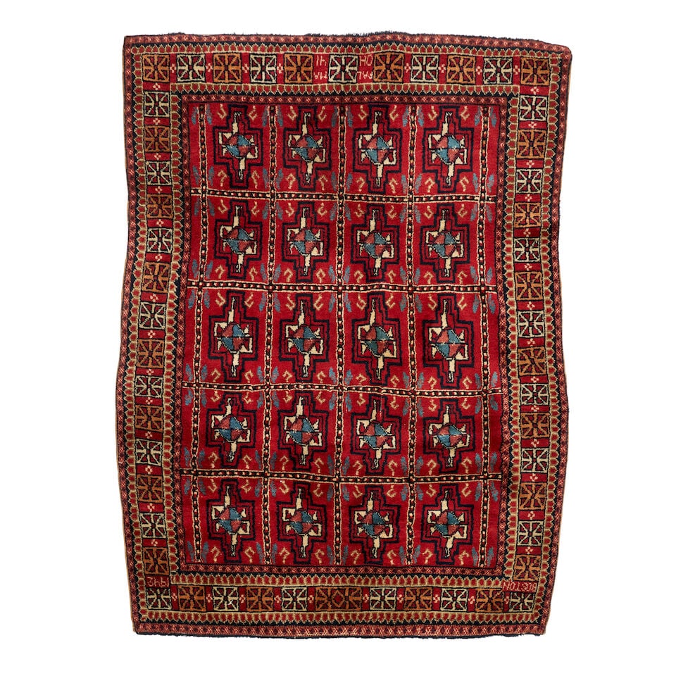 Three Hand-knotted Pile Carpets Dr. Olive Binkley Hazlett (1866-1954), Boston, Massachusetts, 19... (1 of 11)